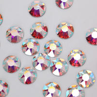 loose flat back ab crystal 16 cutting facets  rhinestones making for garment accessory