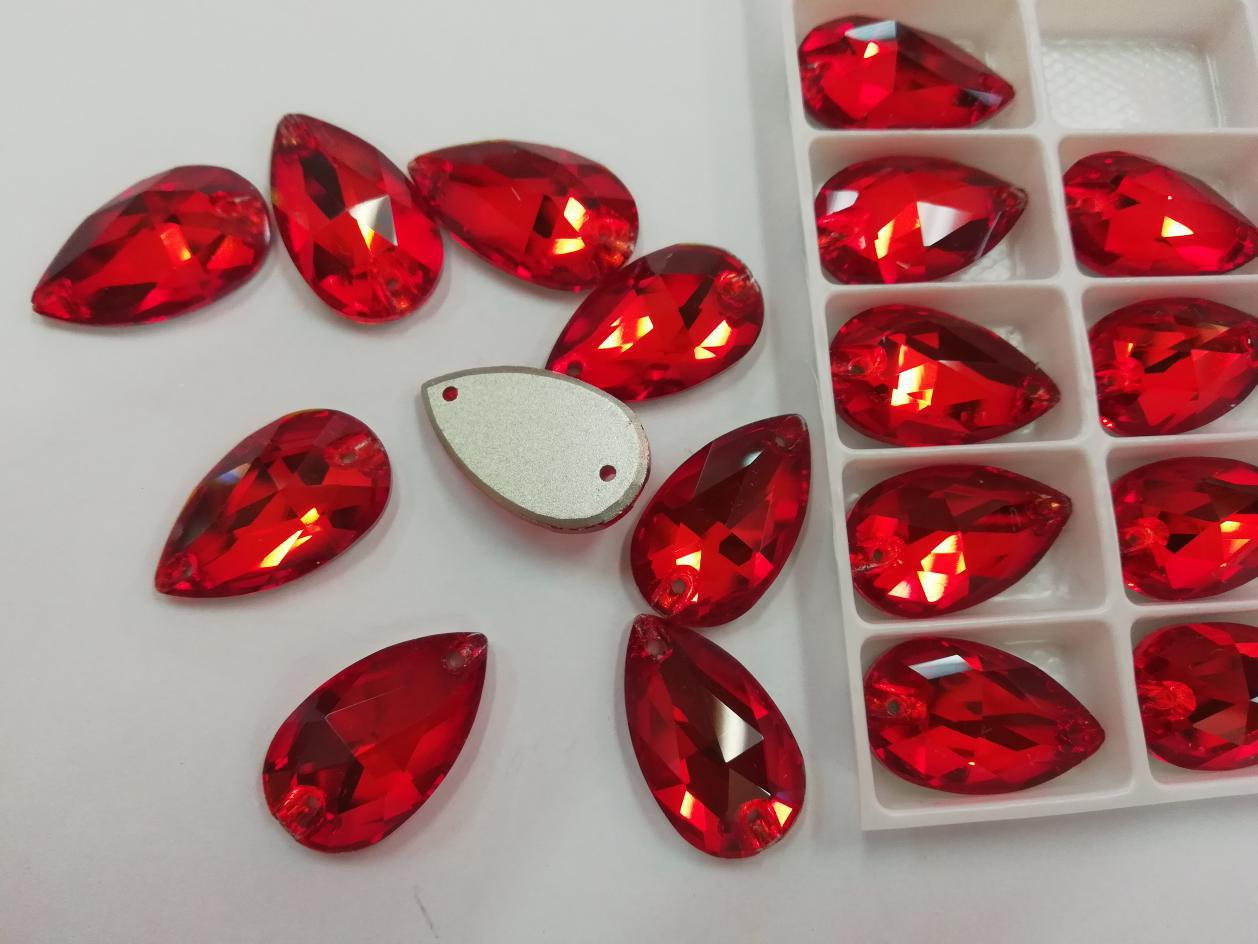 Jpstrass-High-quality Jpstrass Flat Back Sew On Crystal Glass Beads Teardrop-5