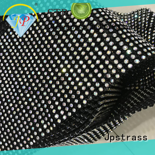 Jpstrass colorful diamond mesh wrap roll sparkle rhinestone rhinestone for ballroom