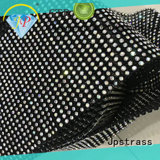 Jpstrass colorful diamond mesh wrap roll sparkle rhinestone rhinestone for ballroom