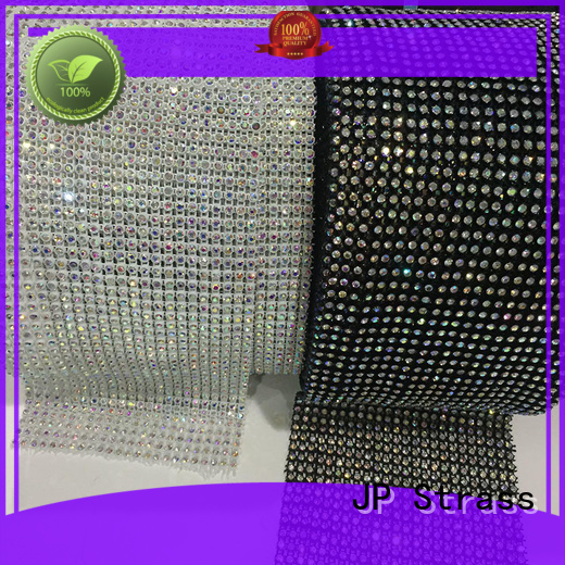 Jpstrass Brand each fix plastic rhinestone mesh banding