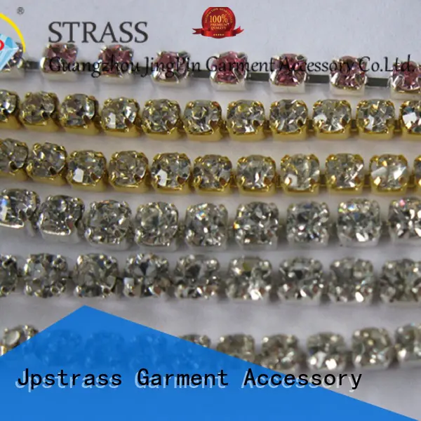 Jpstrass decoration wholesale rhinestone chain yard supplier for party