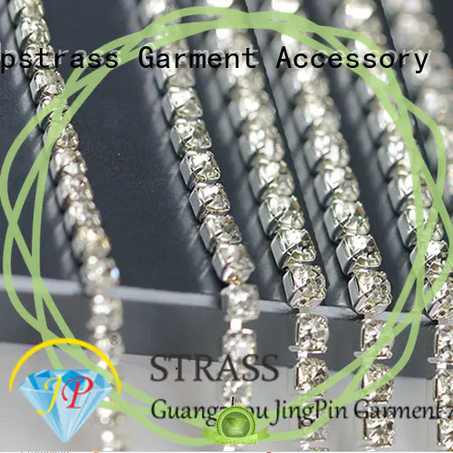 Jpstrass setting wholesale rhinestone chain yard quality for clothes