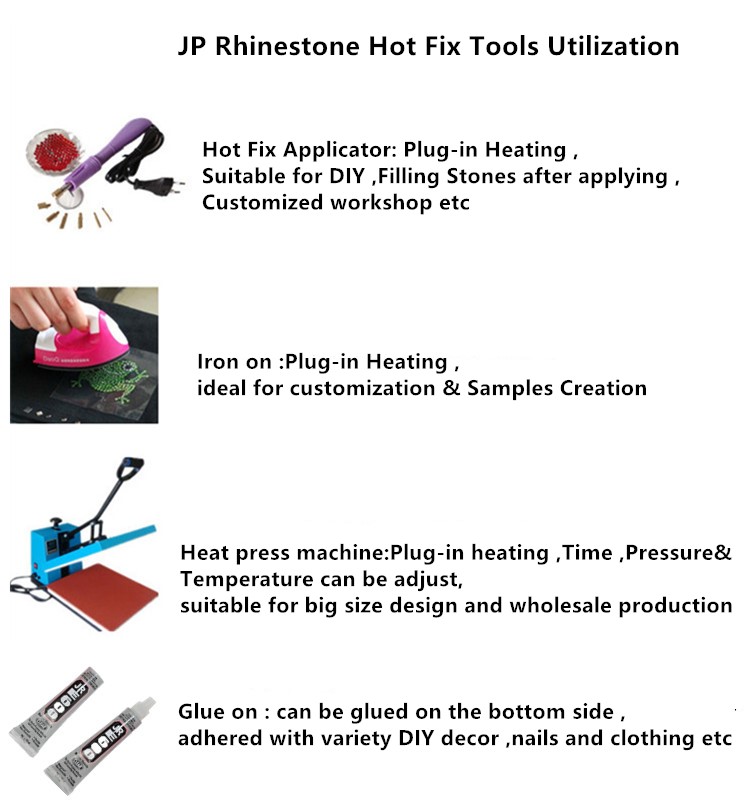 Jpstrass-Jp Strass Hot Fix Rhinestones | Hot Fix 6a Rhinestone | Jp Strass-4