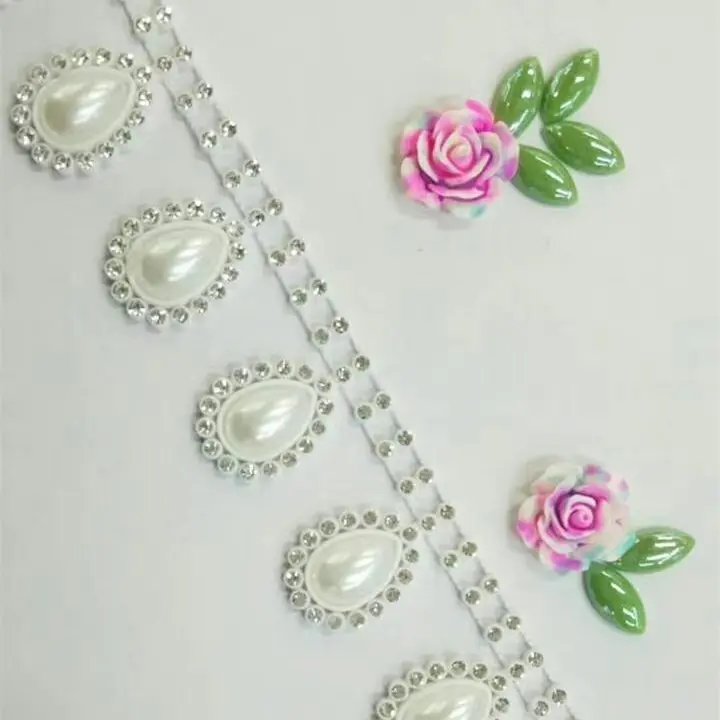 JP STRASS various of style high quality cheap sew on rhinestones plastic chain trimming