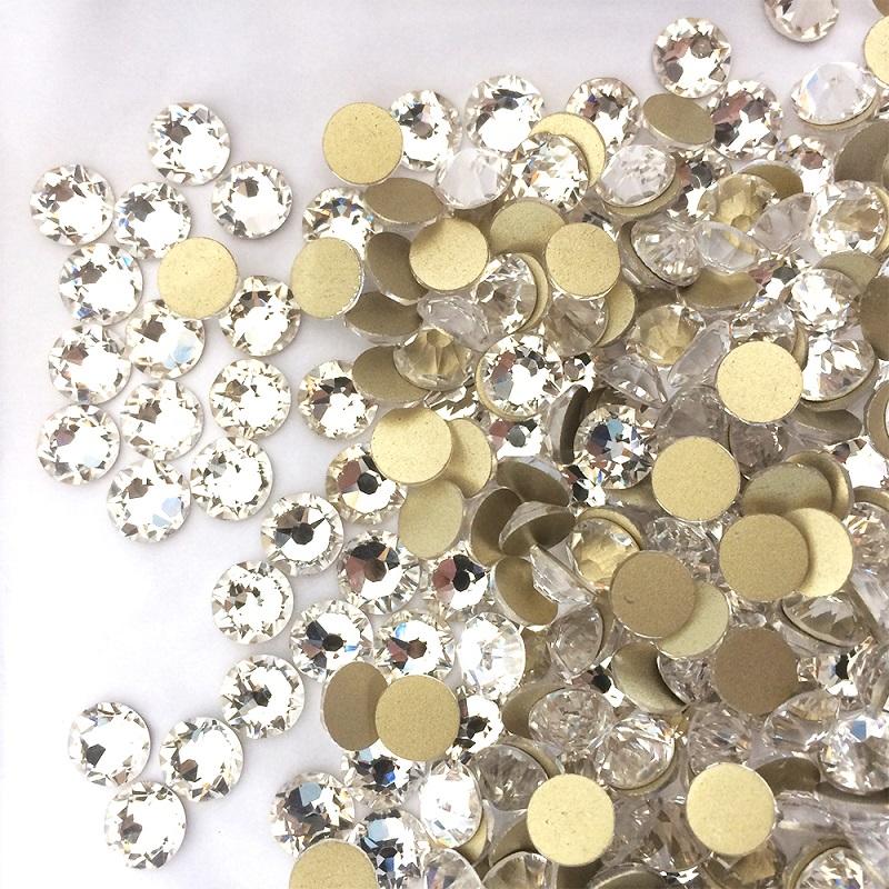 Rhinestone non hot fix crystal flat back 2088 16 cutting with 8 large and 8 small shiny degree