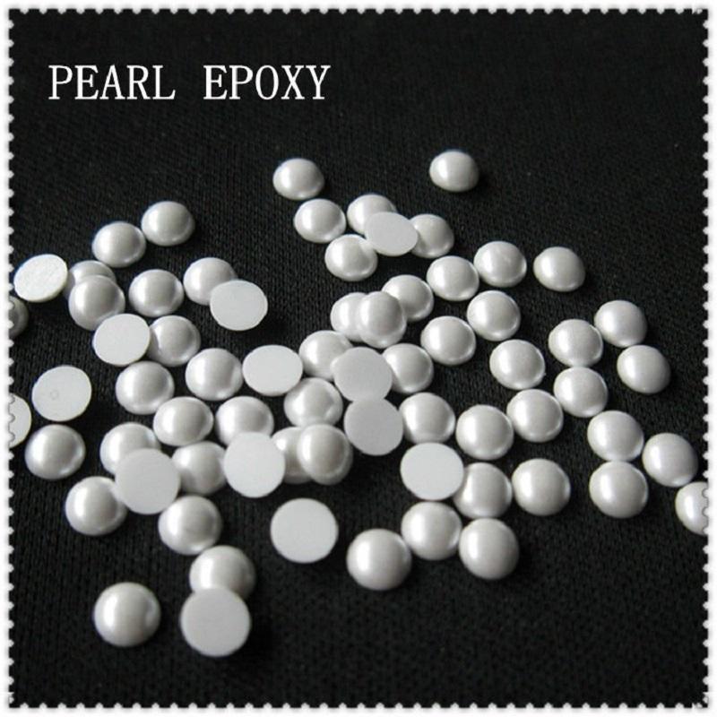 Colorful Shiny Loose Flat Back Hot -Fix Pearls Wholesaler Korean Lead Free Pearls Hotfix