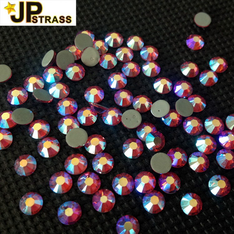 product-Jpstrass-JPSTRASS SS16 SS20 Rose AB Shiny Hot Fix Loose Flat Back Rhinestone-img