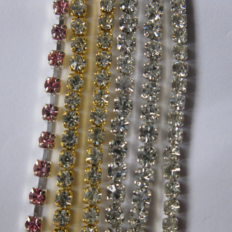Fancy Cup Chain Rhinestone Trimming Different Styles Fashionable Designs For Costumes