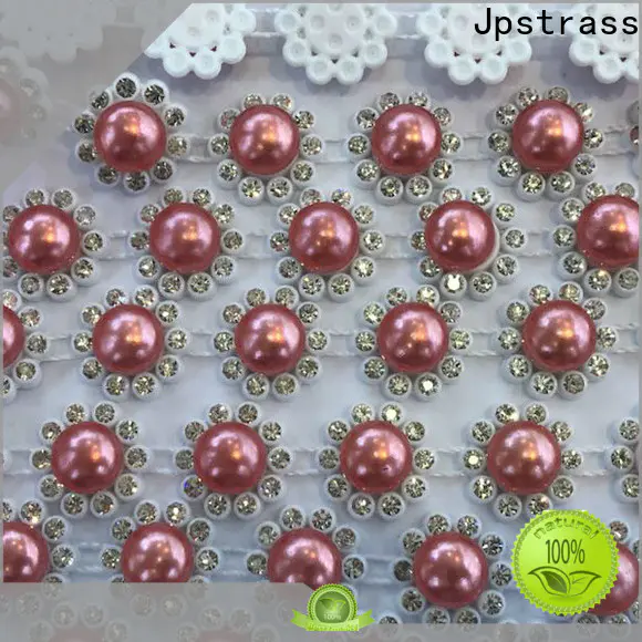Jpstrass design rhinestone ribbon supplier for sale