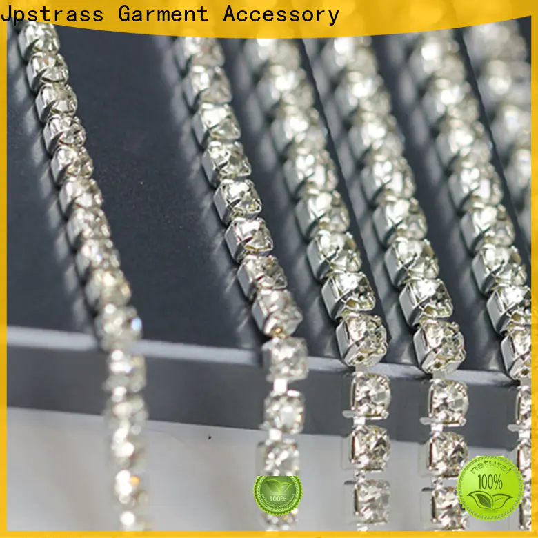 Jpstrass trimming cup chain rhinestone vendor for bags