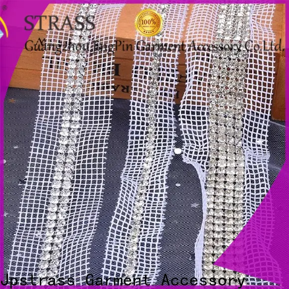 Jpstrass wholesale rhinestone mesh sheet series for dress