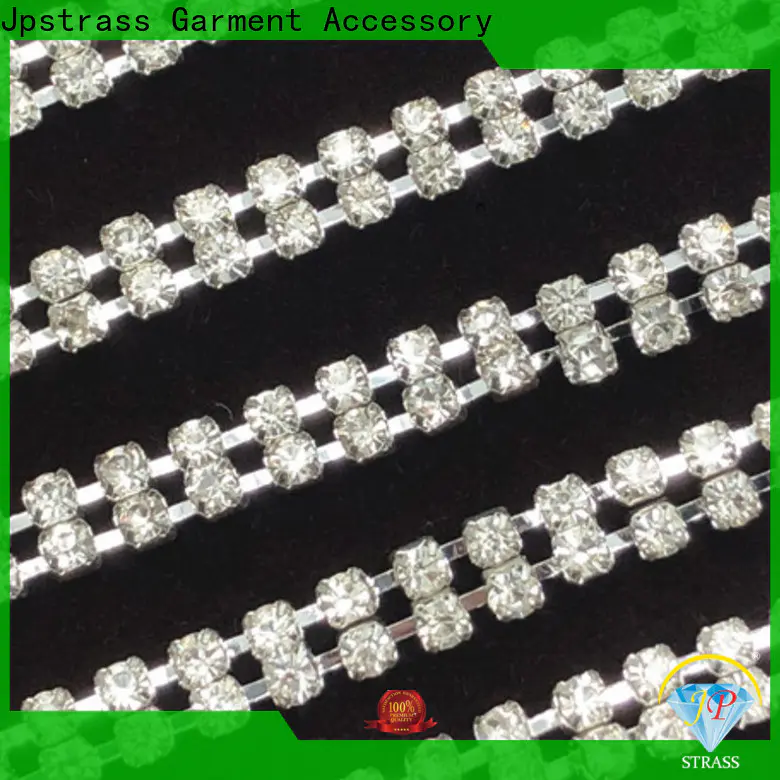 Jpstrass sheet rhinestone cup chain wholesale manufacturer for clothes