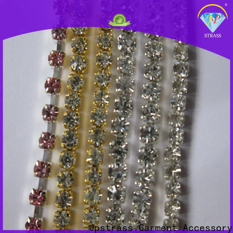 custom rhinestone cup chain wholesale mesh supplier for shoes