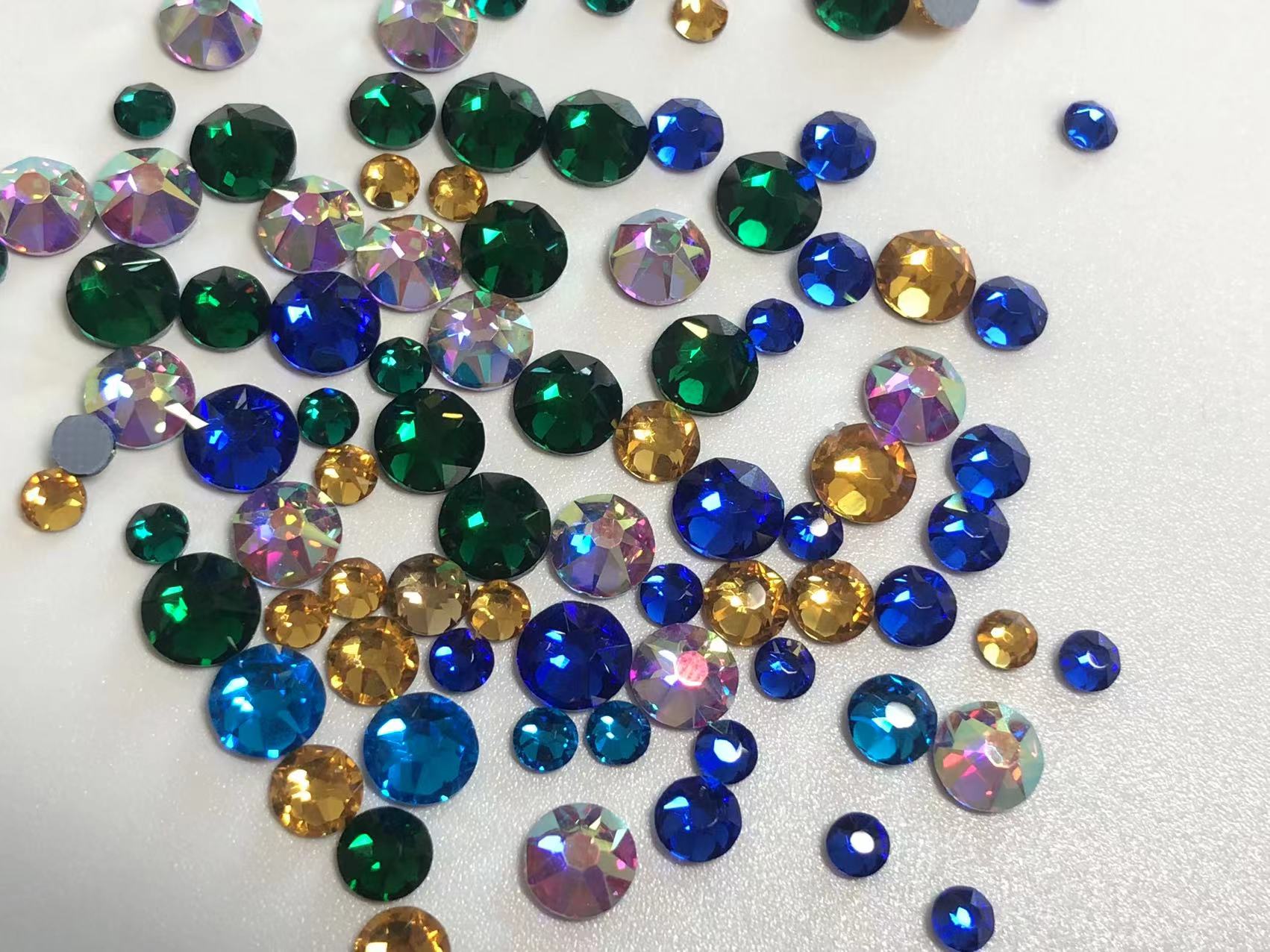 product-Wholesale Price DIY Jewelry Hair 6SS Flatback Crystal AB Hotfix Crystal Rhinestone-Jpstrass-1