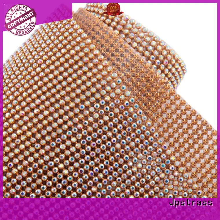 Jpstrass quality 2mm rhinestone chain quality for clothes