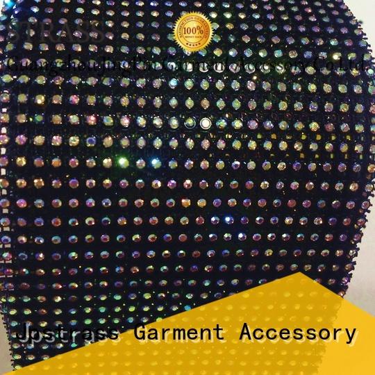 Jpstrass base rhinestone ribbon manufacturer for clothes