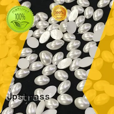Jpstrass korean flat back pearls wholesale supplier for ballroom