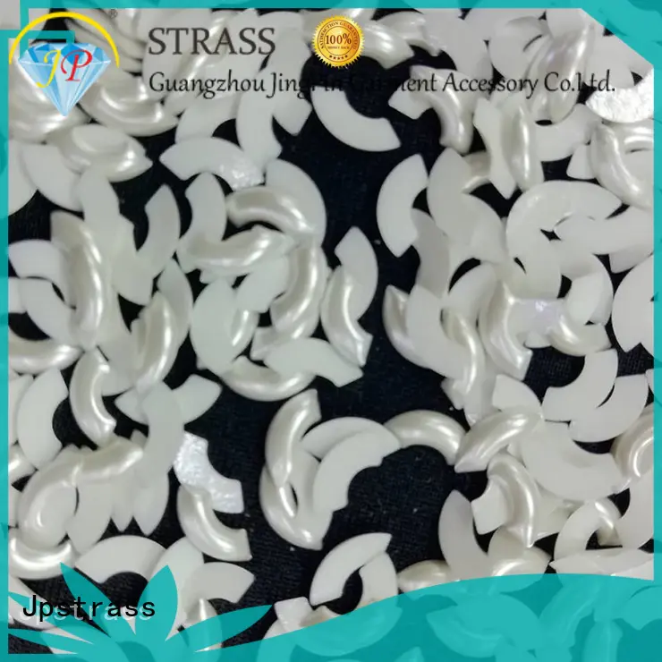 Jpstrass flat flat back pearl beads factory for shoes