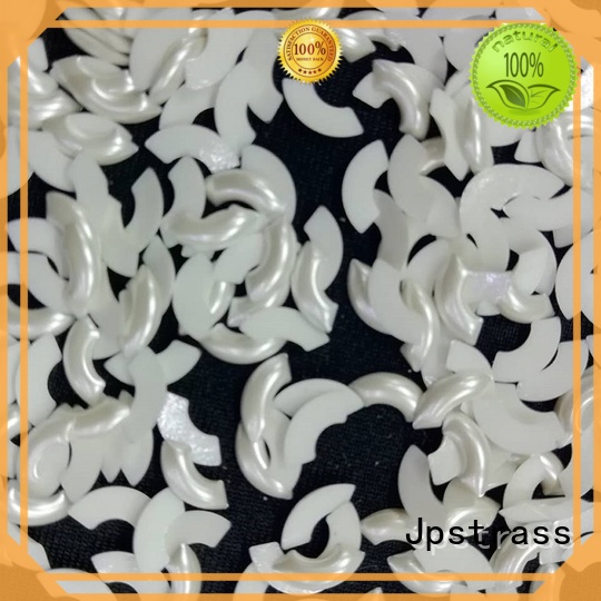 Jpstrass wedding flat pearls garment for party