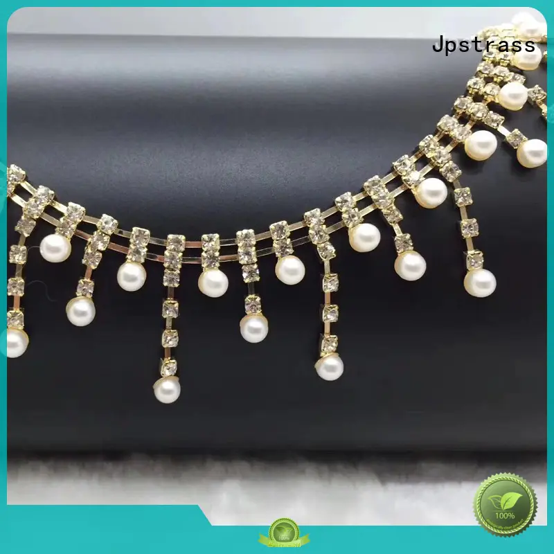 Jpstrass rhinestone trim factory price for clothes