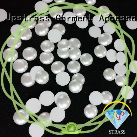 Jpstrass shiny plastic pearl beads wholesale for clothes
