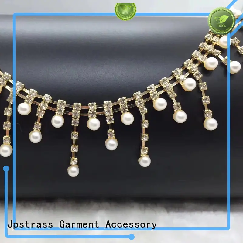 Jpstrass clear rhinestone cup chain quality for ballroom