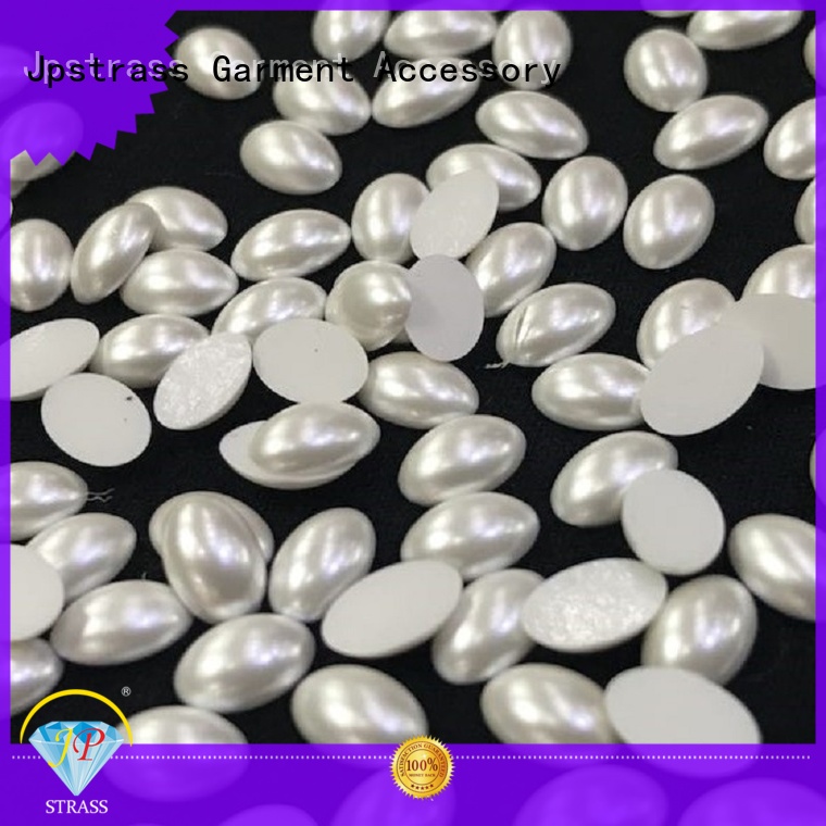 Jpstrass round rlshotfix pearls manufacturer for dress