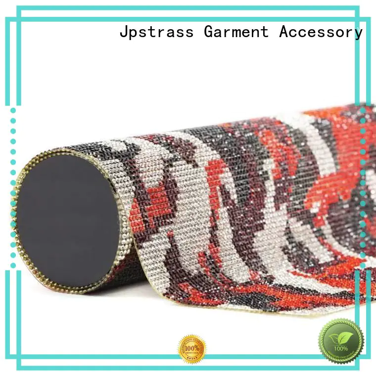Jpstrass jp gold rhinestone mesh roll manufacturer for party