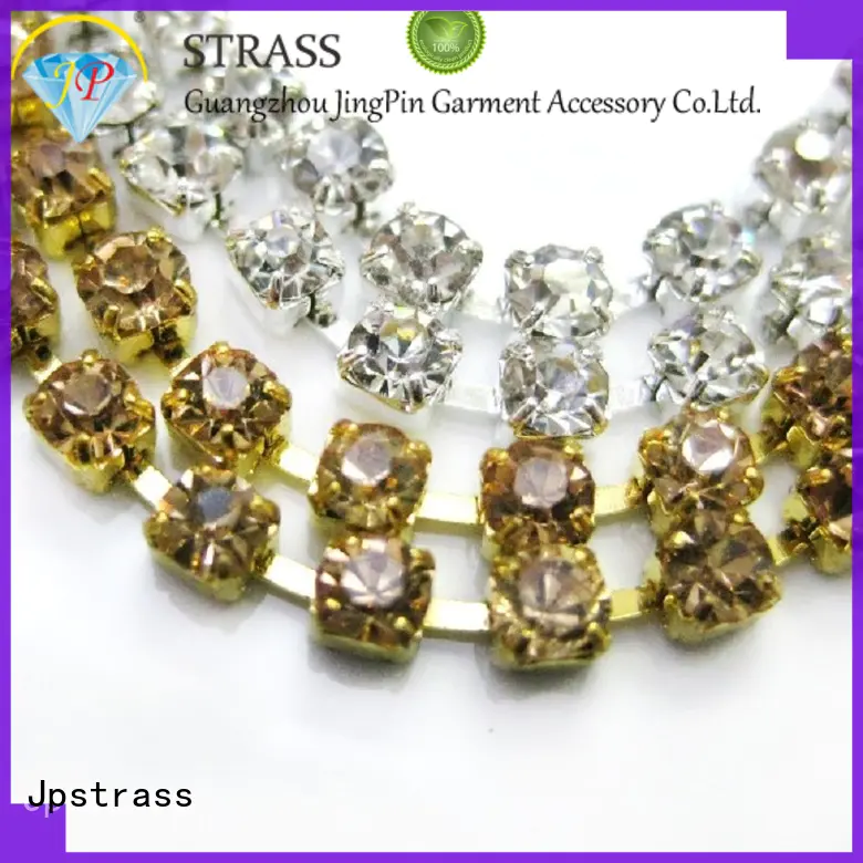 Jpstrass decoration rhinestone cup chain wholesale supplier for ballroom