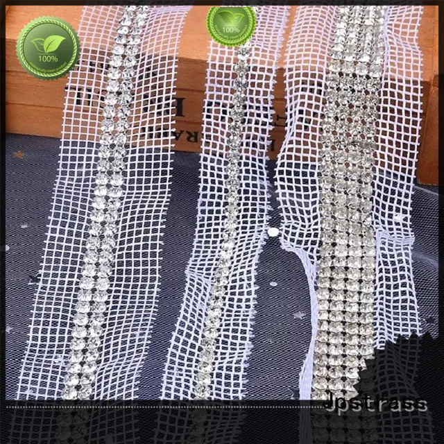design diamond mesh wrap fanshaped rhinestone for clothes