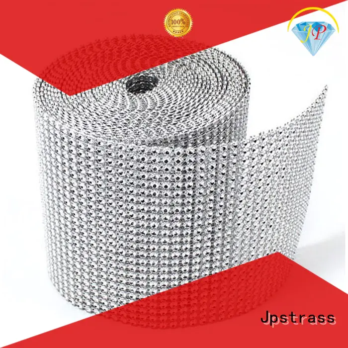 Jpstrass rows silver rhinestone mesh series for sale