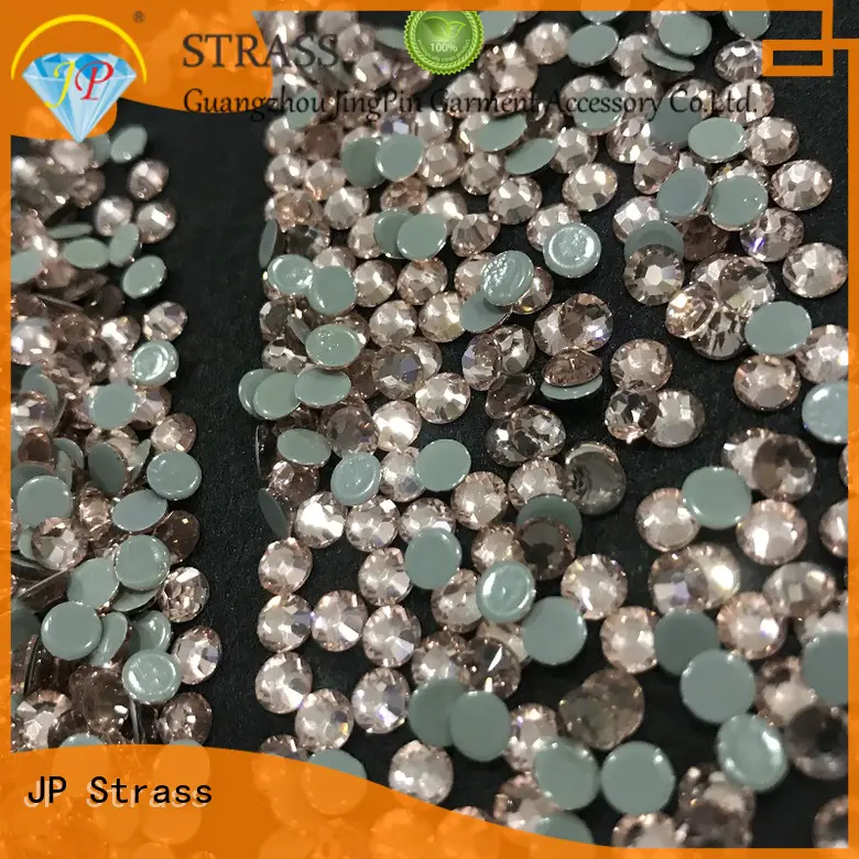 Jpstrass effect hot fix stone quality for dress