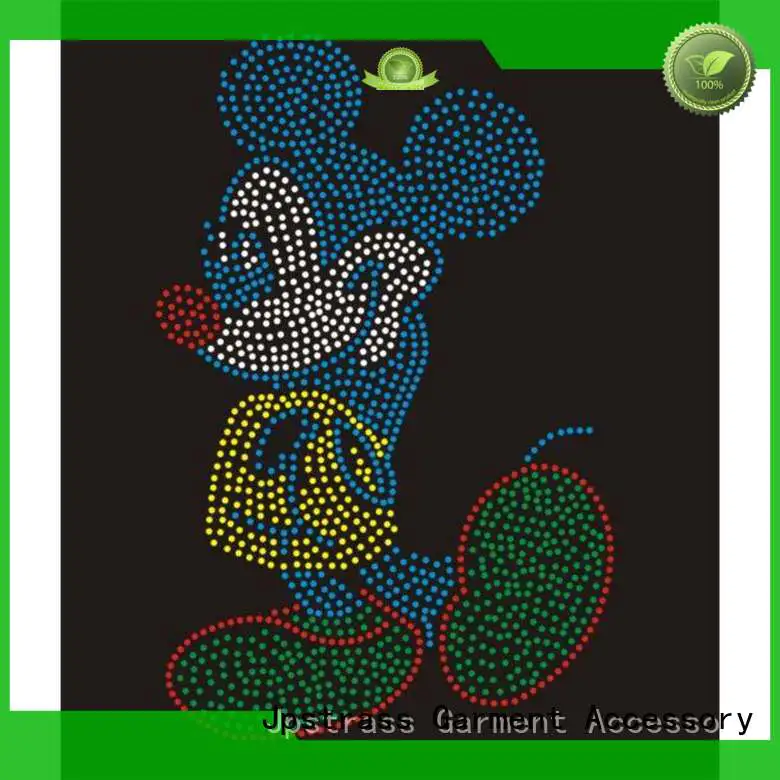 Jpstrass customized wholesale rhinestone transfers decoration for online