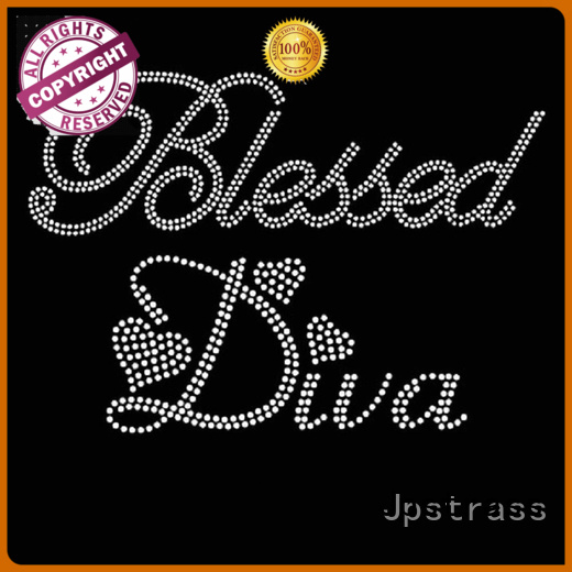 Jpstrass directly cowboys rhinestone transfer decoration for clothes