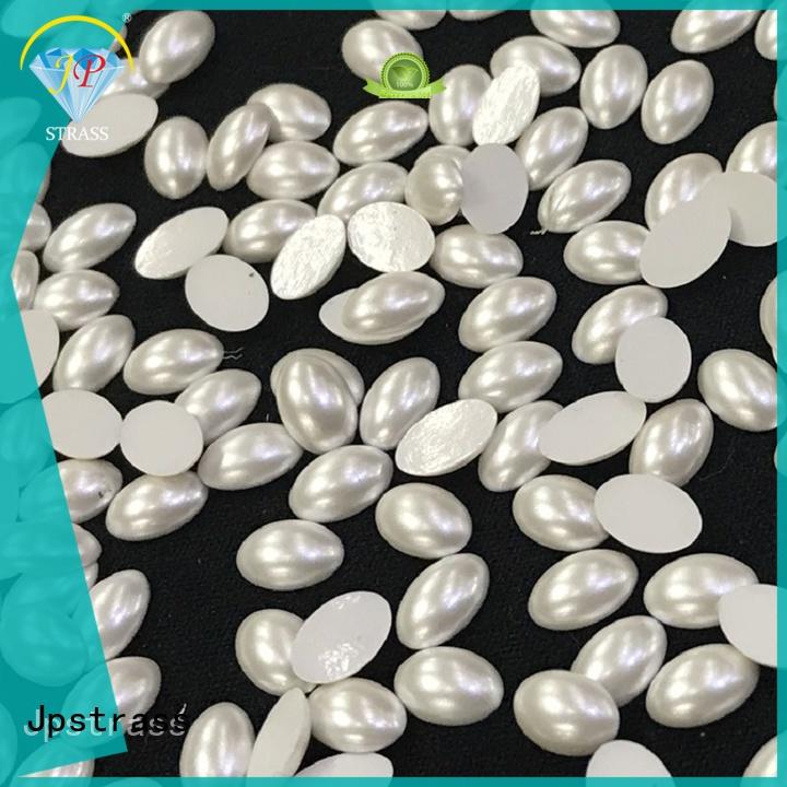 Jpstrass shiny flat back peals rhinestone for clothes
