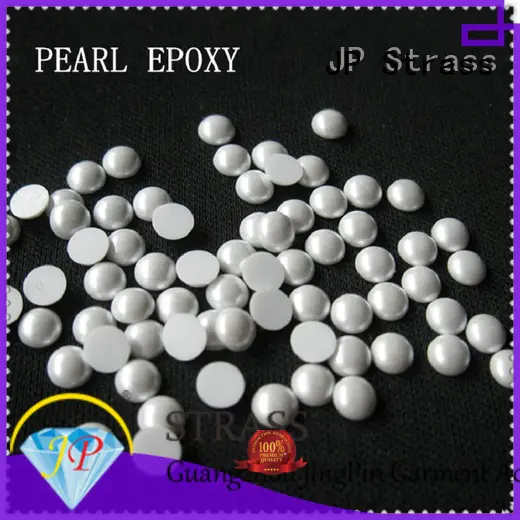 Jpstrass shiny flat pearls series for clothes
