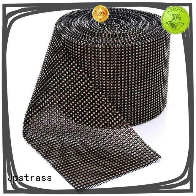 Jpstrass fancy rhinestone mesh roll items for ballroom