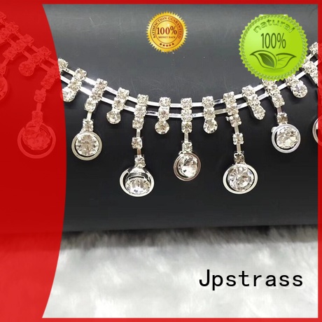 Jpstrass wedding diamond rhinestone ribbon wrap roll factory price for dress